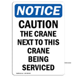 NOTICE Caution The Crane Next