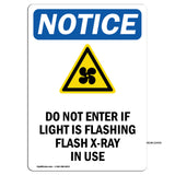 NOTICE Do Not Enter If Light