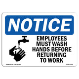 Employees Must Wash