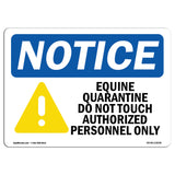 NOTICE Equine Quarantine Do