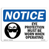 NOTICE Eye Protection Must Be Worn When Grinding
