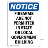 NOTICE Firearms Are Not Permitted