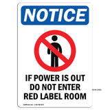 NOTICE If Power Is Out Do Not