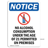 NOTICE No Alcohol Consumption
