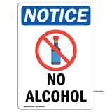 NOTICE No Alcohol