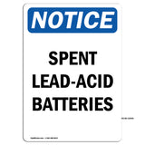 NOTICE Spent Lead-Acid Batteries