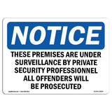 NOTICE These Premises Are Under Surveillance