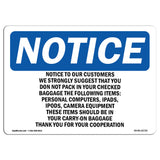 Notice To Our Customers We Strongly