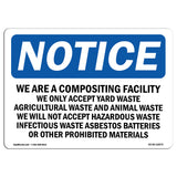 NOTICE We Are A Composting Facility