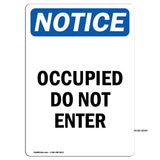 Occupied Do Not Enter