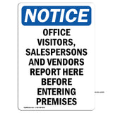 Office Visitors, Salespersons And Vendors