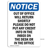 Out Of Office Will Return Shortly Please
