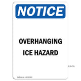 Overhanging Ice Hazard