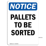 Pallets To Be Sorted
