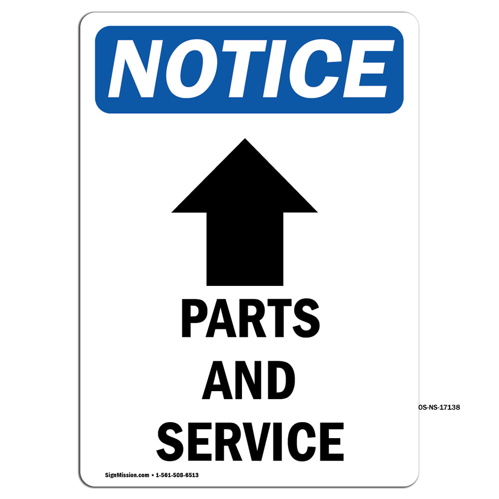 Parts And Service [Up Arrow]