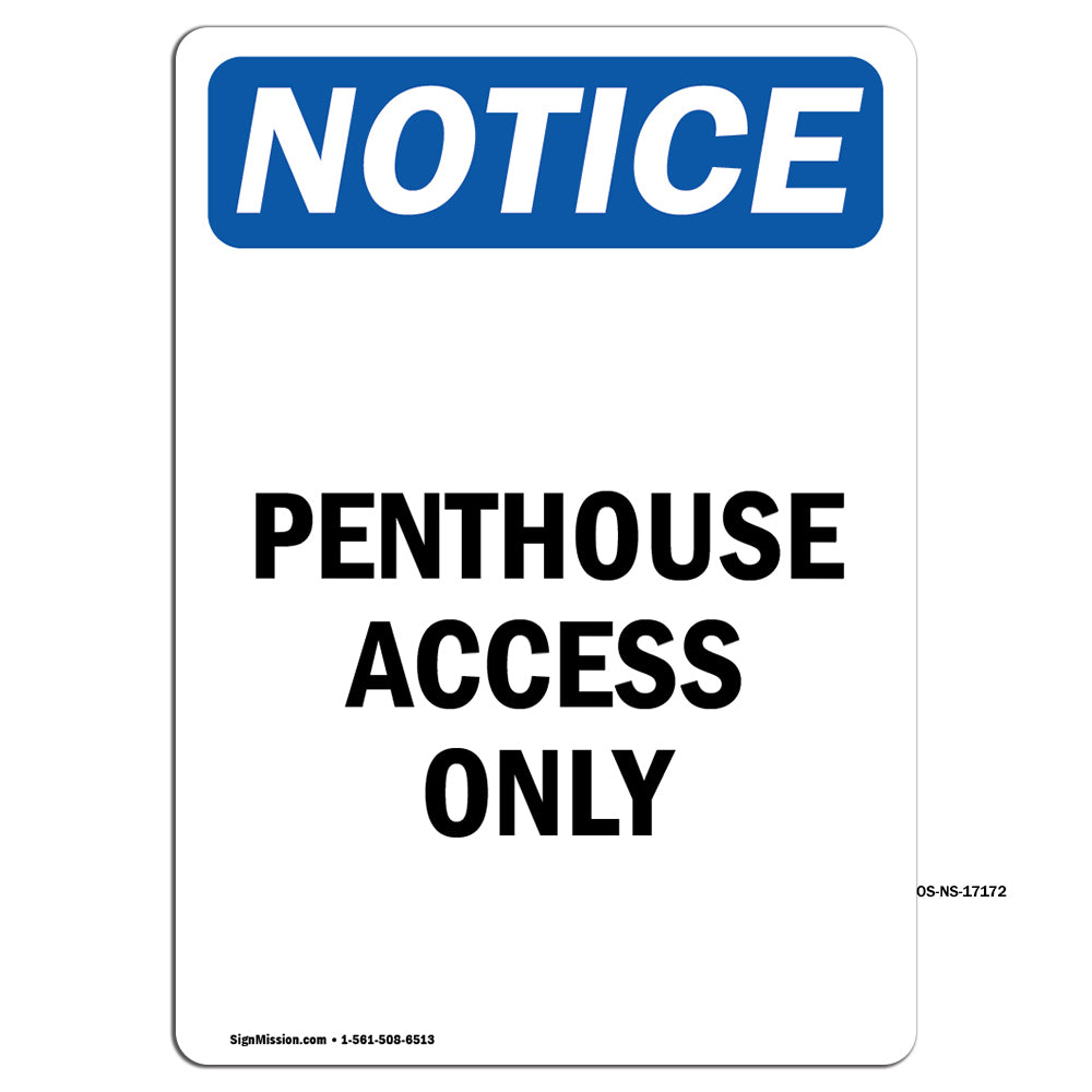 Penthouse Access Only