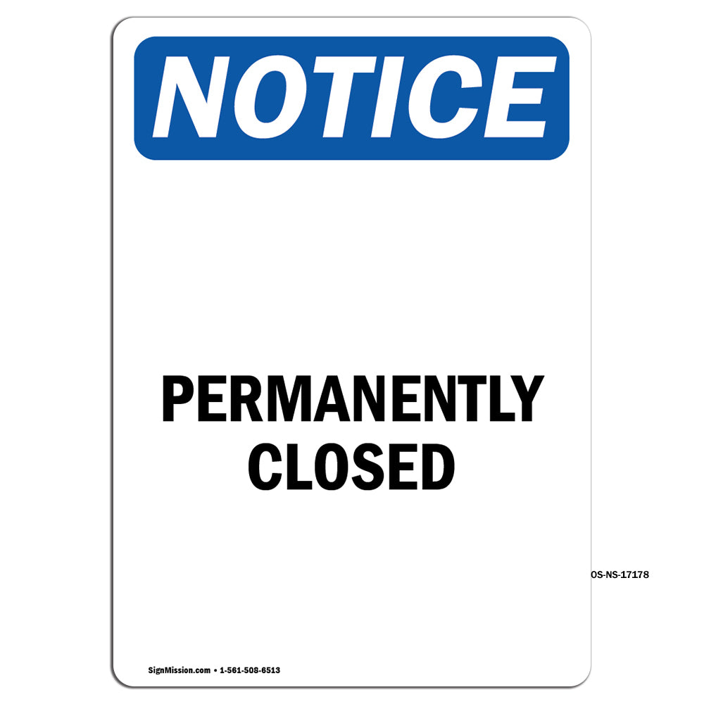 Permanently Closed