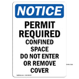Permit Required Confined Space Do Not Enter Sign