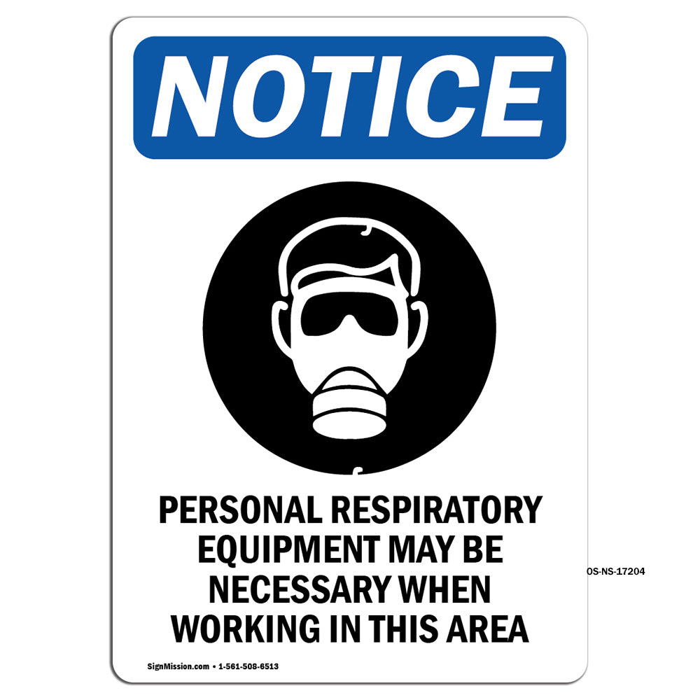 Personal Respiratory Equipment