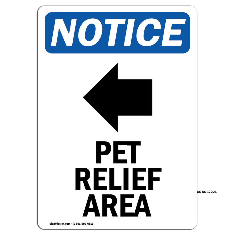 Pet Relief Area [Left Arrow]