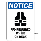 PFD Required While On Deck
