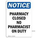 Pharmacy Closed No Pharmacist On Duty