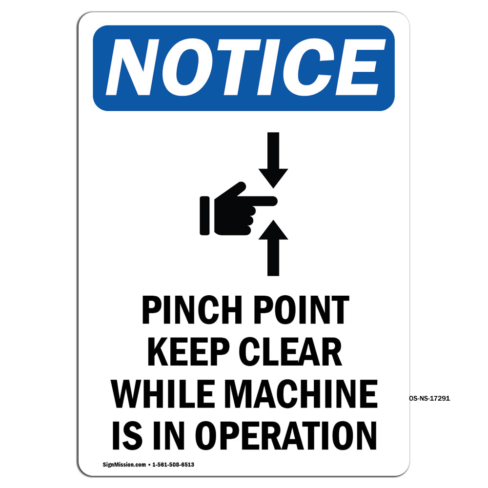 Pinch Point Keep Clear