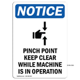 Pinch Point Keep Clear