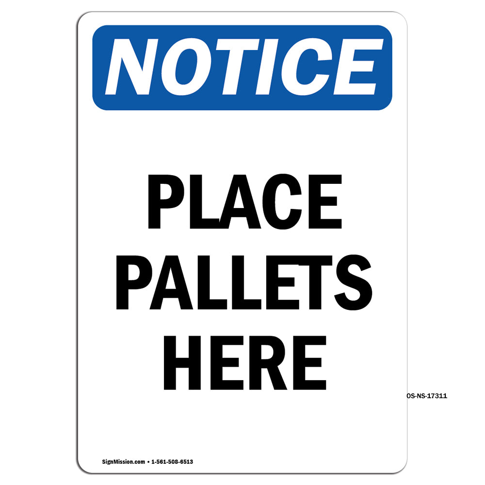Place Pallets Here