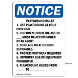 Playground Rules 1. Use Playground At Your