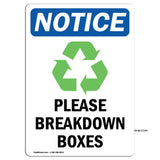 Please Breakdown Boxes