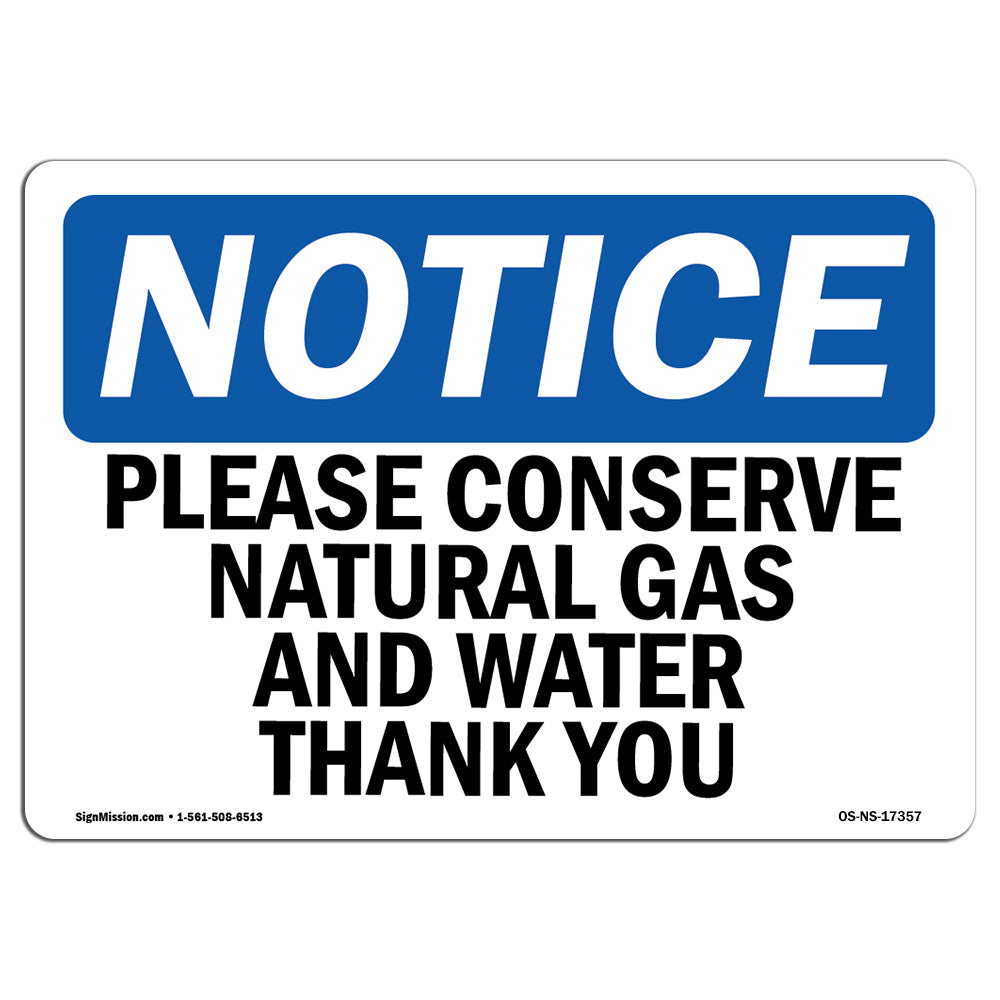 Please Conserve Natural Gas And