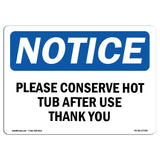 Please Cover Hot Tub After Use Thank You