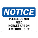 Please Do Not Feed Horses Are On A Medical Diet