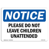 Please Do Not Leave Children Unattended