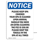 Please Keep Spa Covered Your Spa Is Cleaned