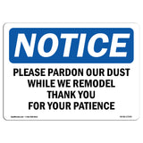 Please Pardon Our Dust While We Remodel