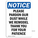 Please Pardon Our Dust While We Remodel