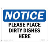 Please Place Dirty Dishes Here