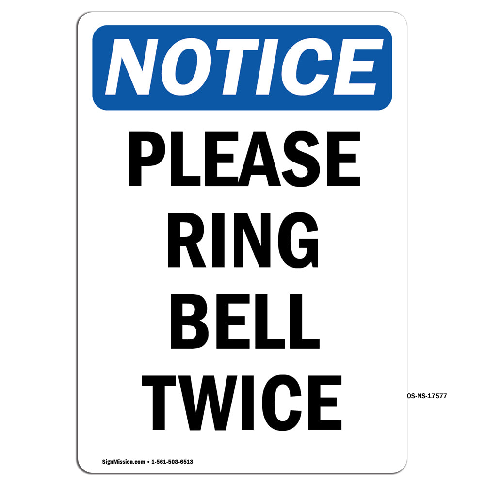 Please Ring Bell Twice