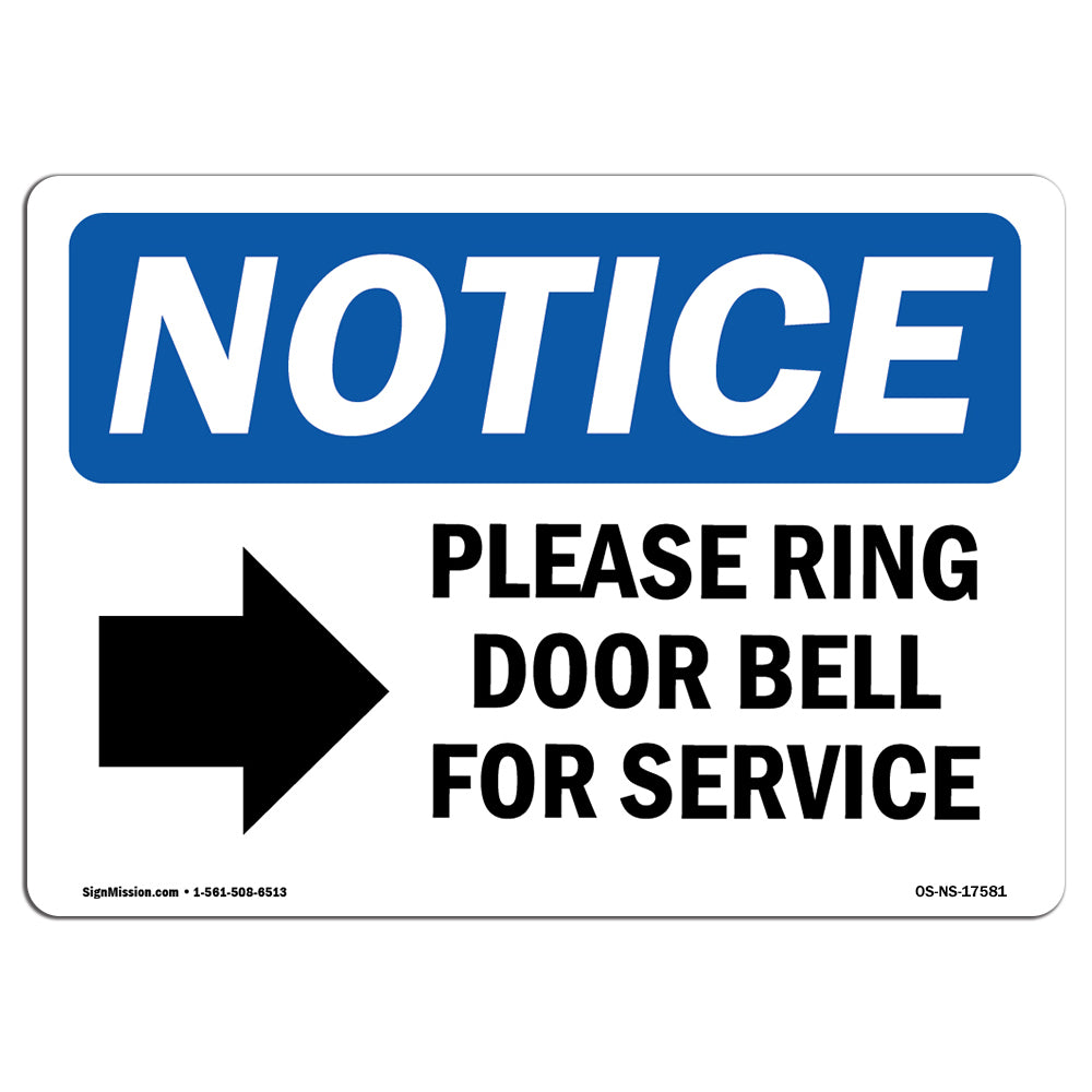 Please Ring Door Bell For Service