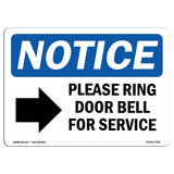 Please Ring Door Bell For Service
