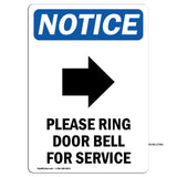 Please Ring Door Bell For Service