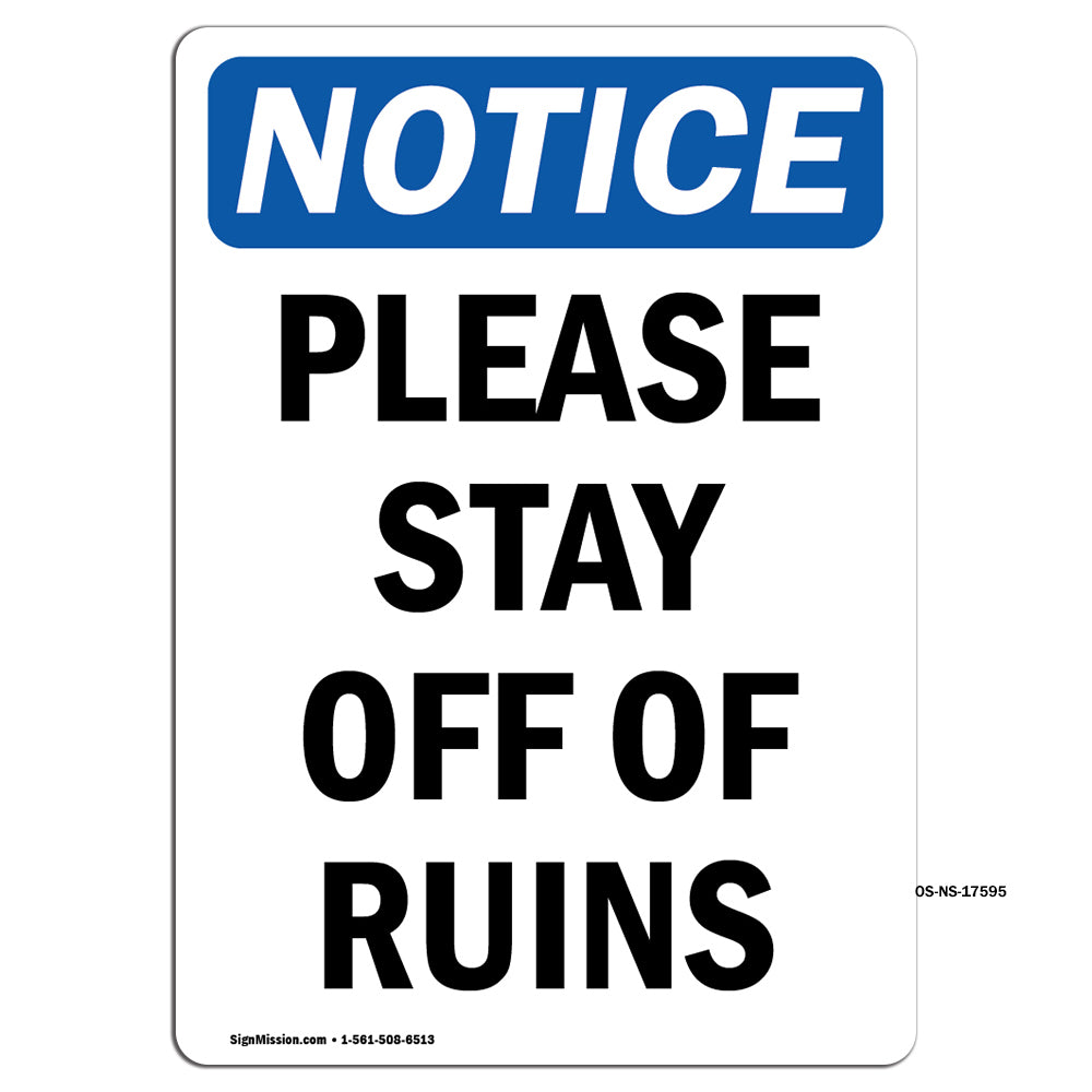 Please Stay Off Of Ruins