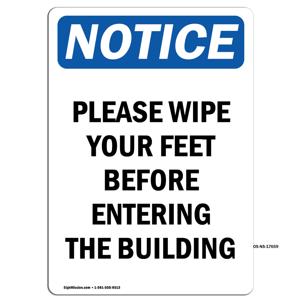 Please Wipe Your Feet Before Entering