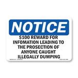 $100 Reward For Information Leading