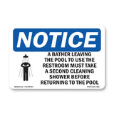 A Bather Leaving The Pool To