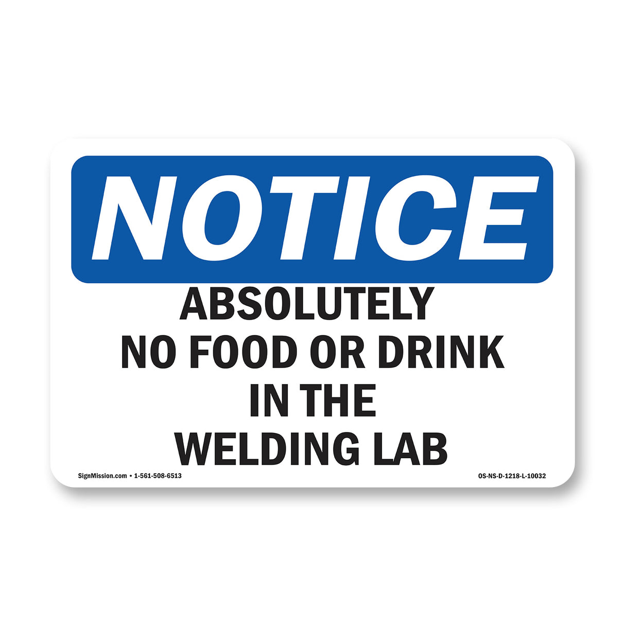 Absolutely No Food Or Drink In