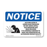 Accumulator Is Under High Pressure