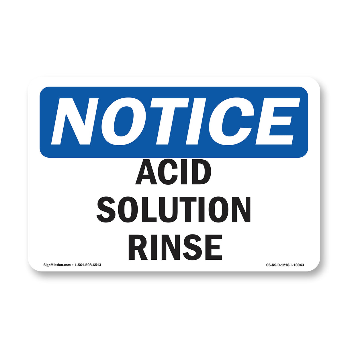 Acid Solution Rinse